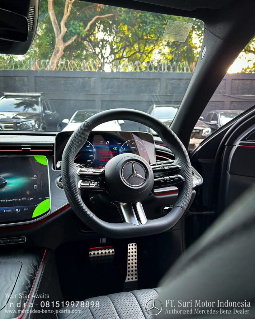 Interior E300 AMG Indonesia 2025-4 Black1