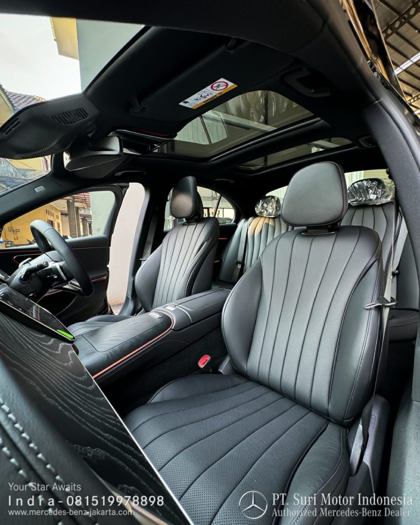 Interior E300 AMG Indonesia 2025-4 Black4