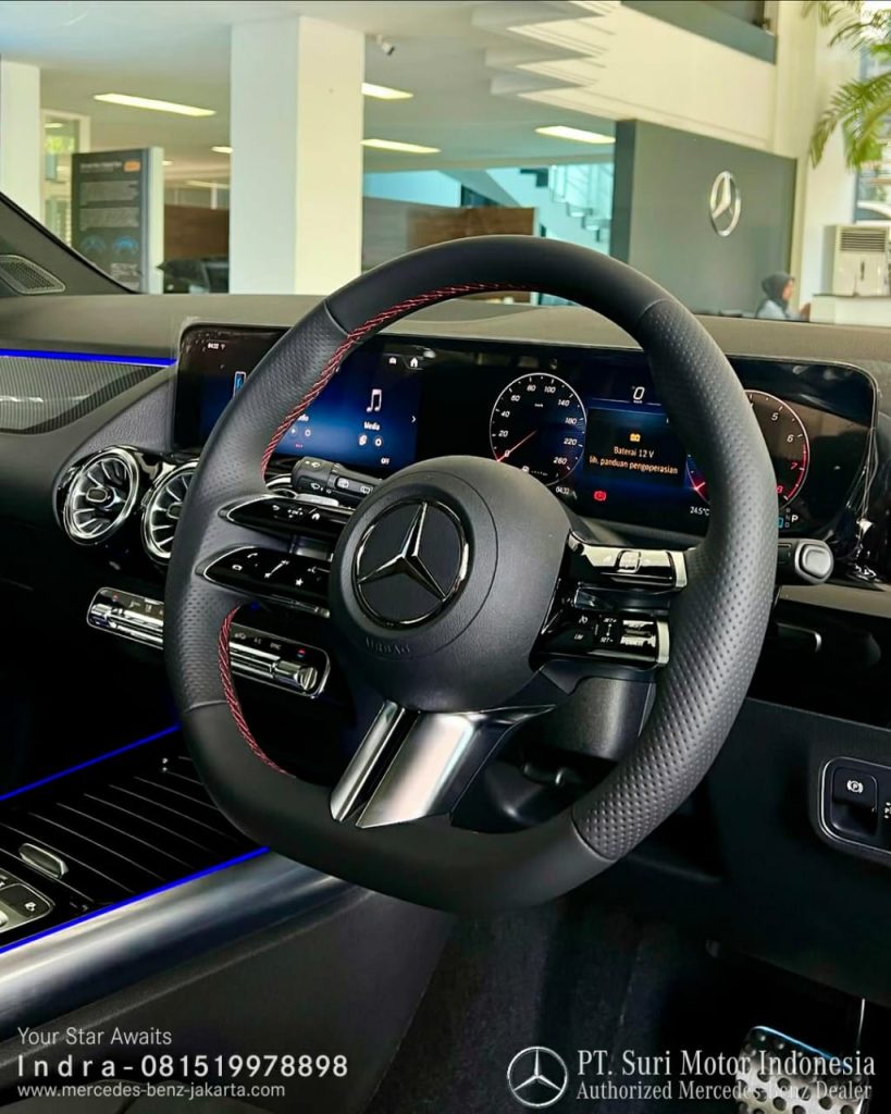 Interior GLA 200 AMG Facelift Indonesia 2025-4 Black