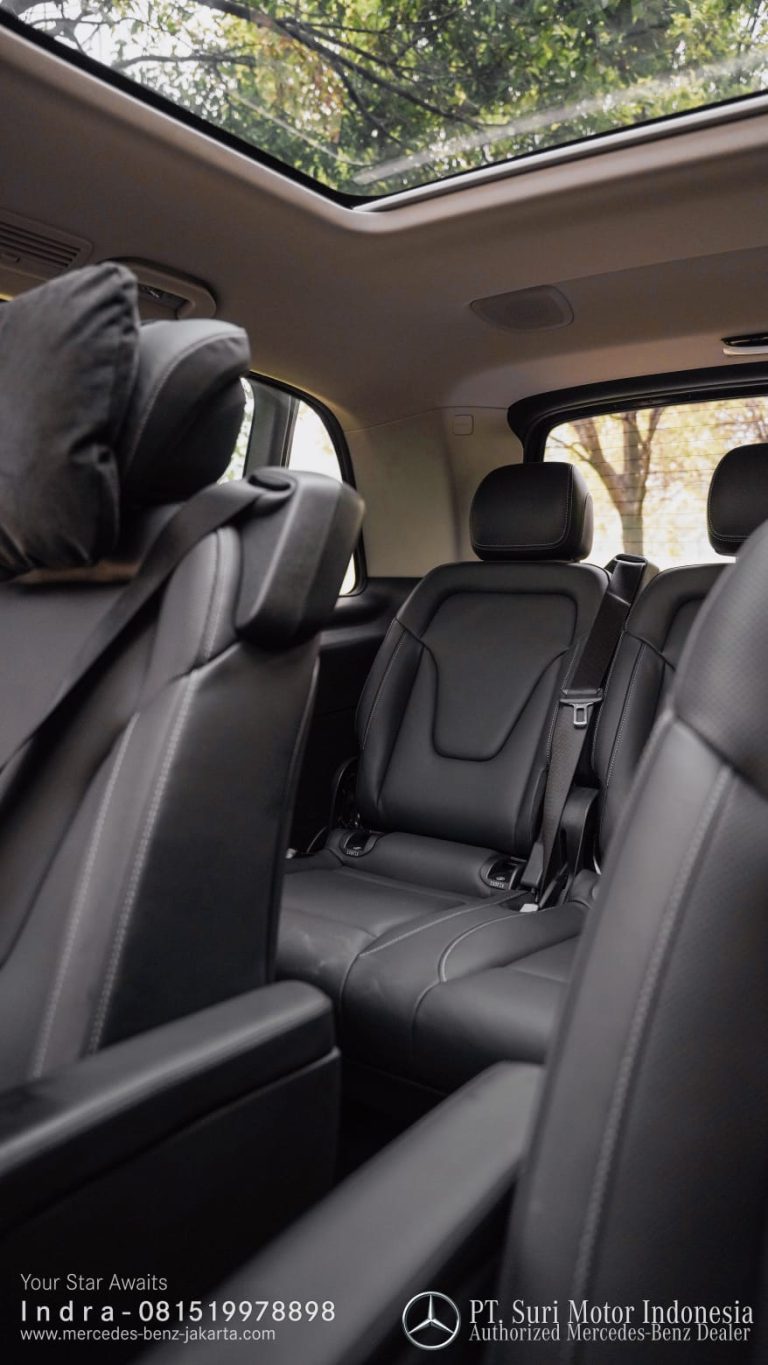 Interior Mercedes-Benz V-Class V250 Avantgarde Line 2024-25 Indonesia Black 6