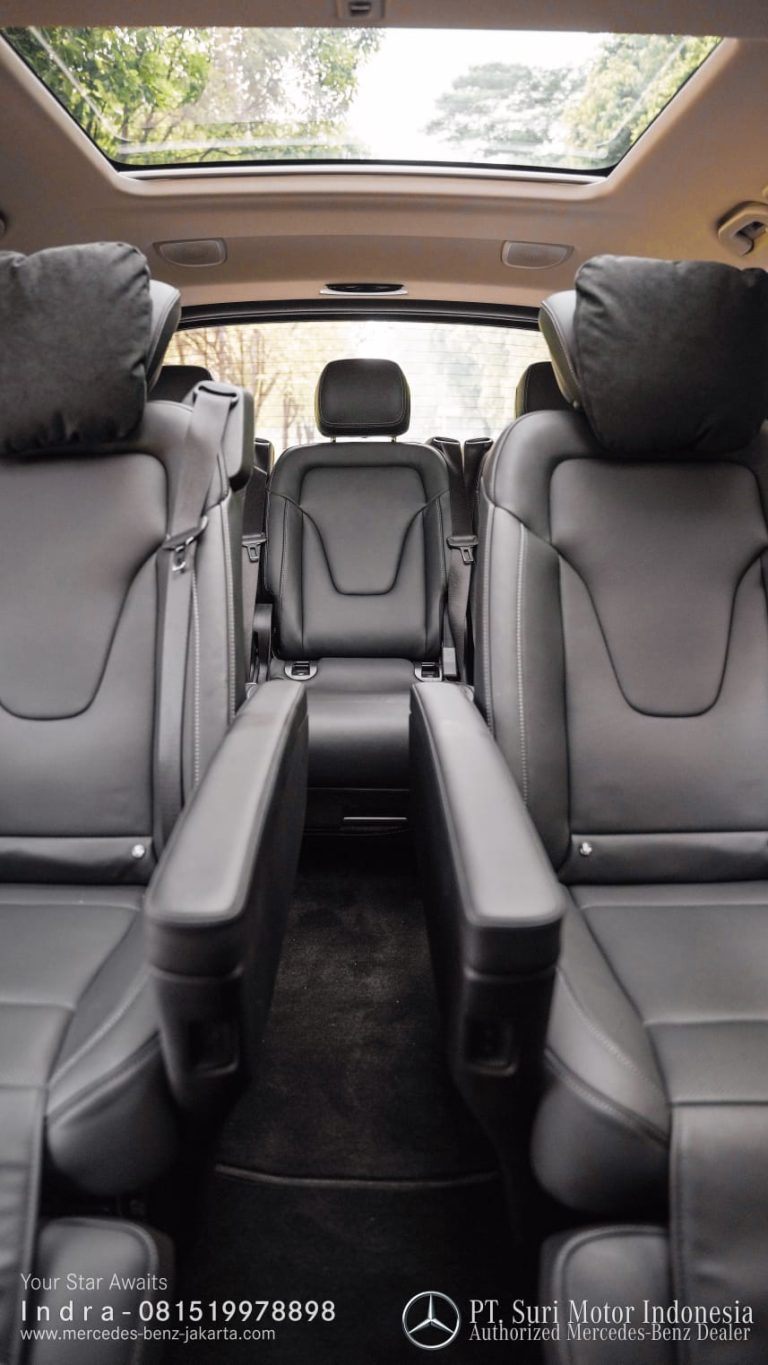 Interior Mercedes-Benz V-Class V250 Avantgarde Line 2024-25 Indonesia Black 7