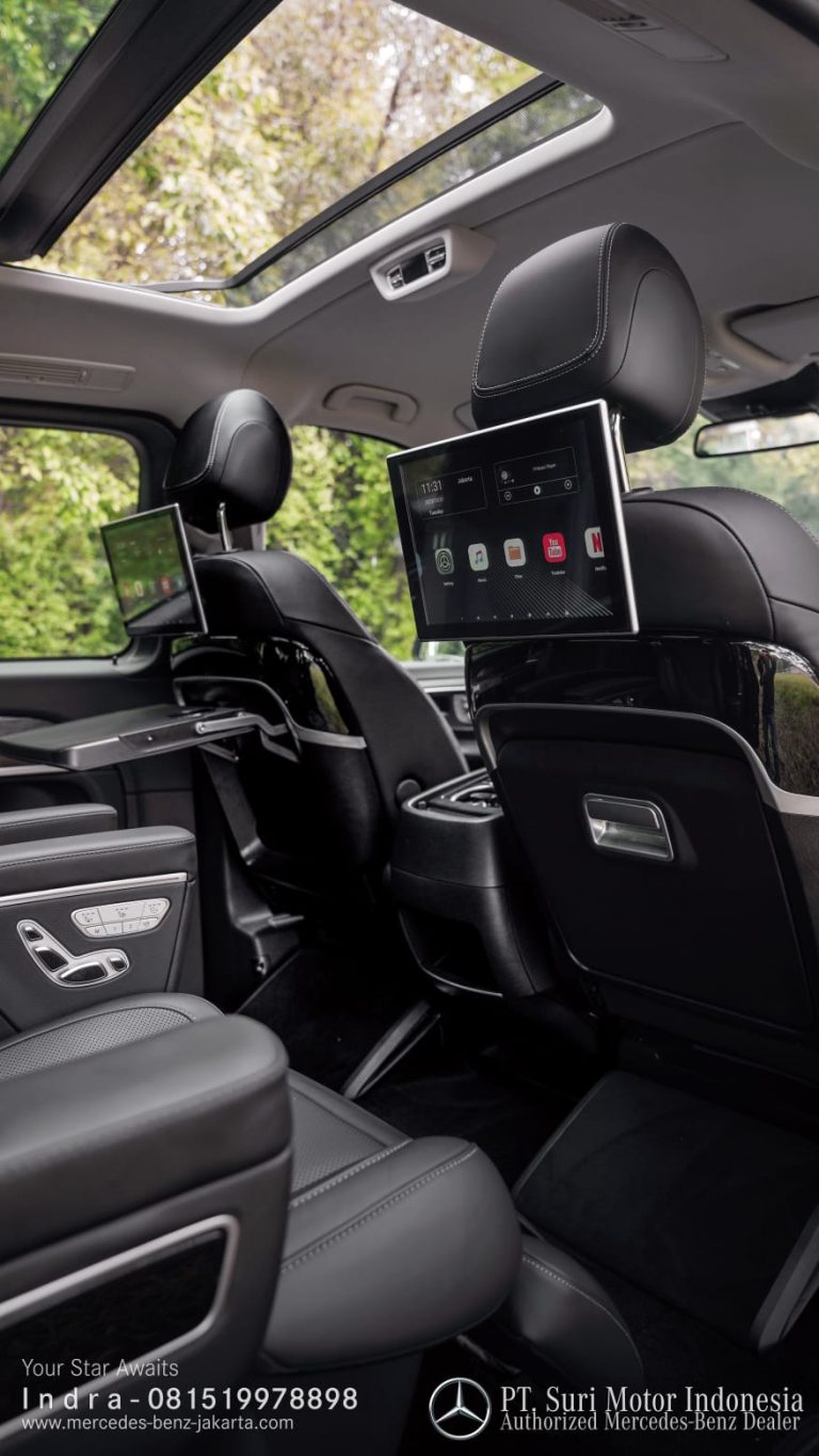 Interior Mercedes-Benz V-Class V250 Avantgarde Line 2024-25 Indonesia Black 8