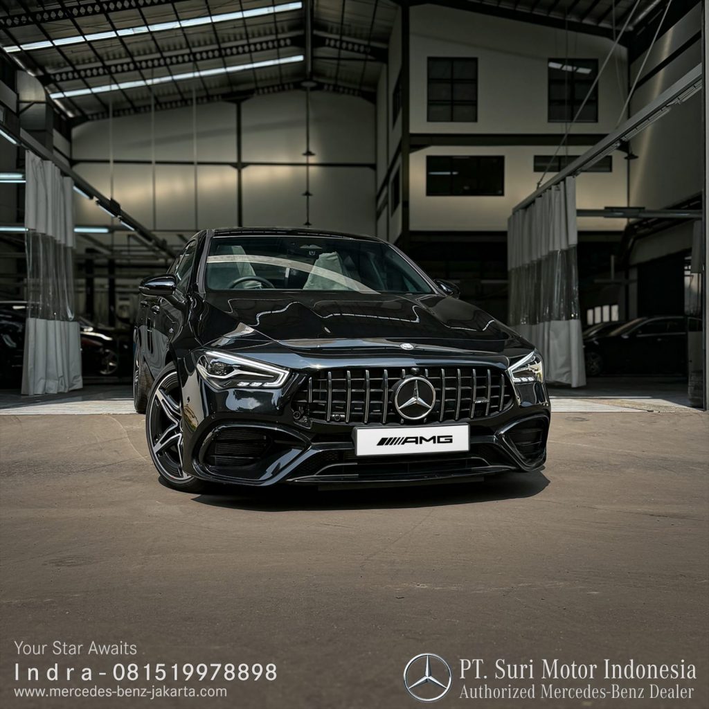CLA 45s AMG Indonesia 2025-4 Harga Spesifikasi Promo Black 1
