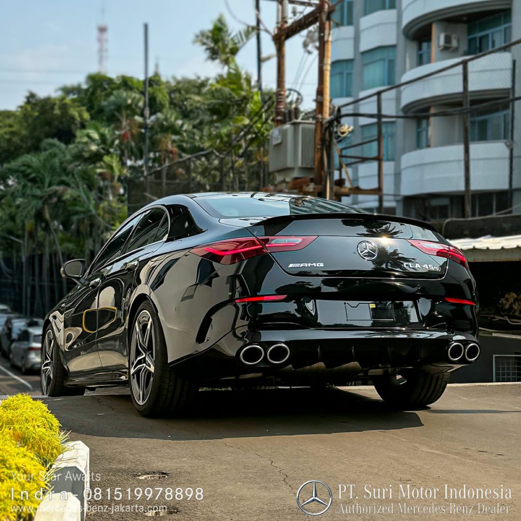 CLA 45s AMG Indonesia 2025-4 Harga Spesifikasi Promo Black 4