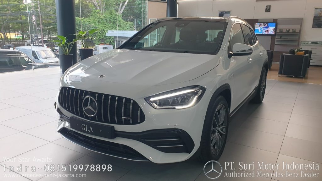 Promo Harga GLA 35 AMG FL 2024-25 Indonesia White 1