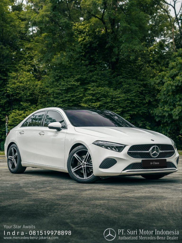 Mercedes-Benz A-Class A200 Progressive Line FL 2024-25 Indonesia White 2