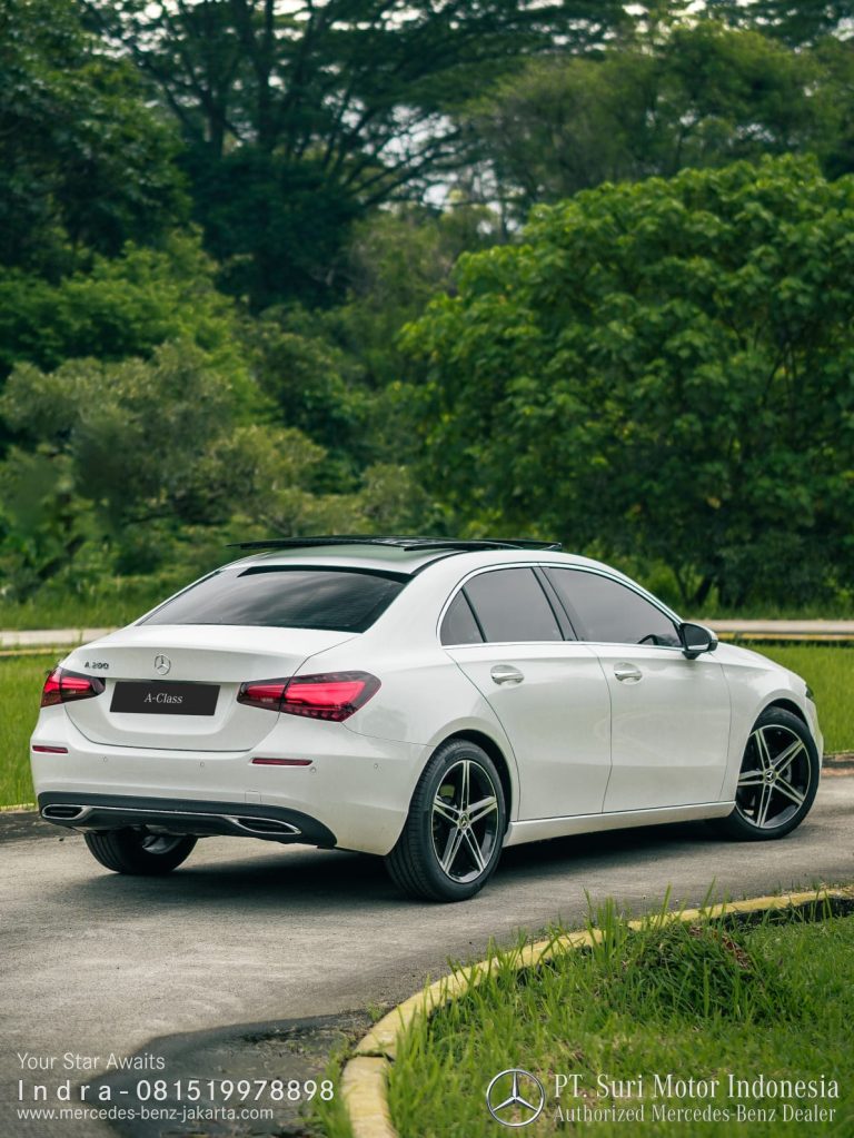 Mercedes-Benz A-Class A200 Progressive Line FL 2024-25 Indonesia White 3