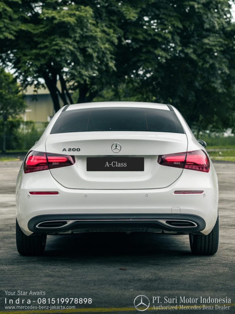 Mercedes-Benz A-Class A200 Progressive Line FL 2024-25 Indonesia White 4