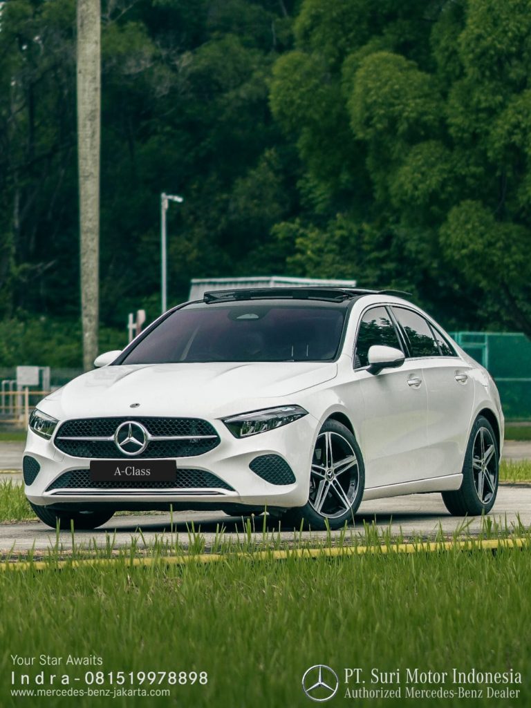 Mercedes-Benz A-Class A200 Progressive Line FL 2024-25 Indonesia White 5