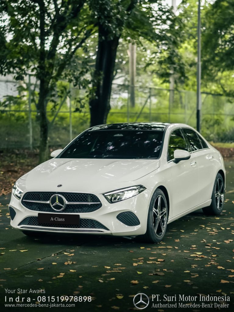 Mercedes-Benz A-Class A200 Progressive Line FL 2024-25 Indonesia White 6